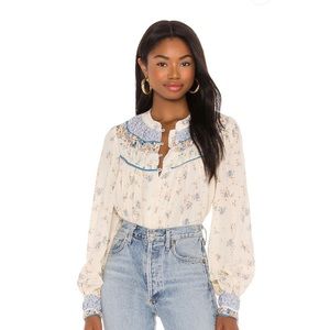 Free People Paloma Printed Top